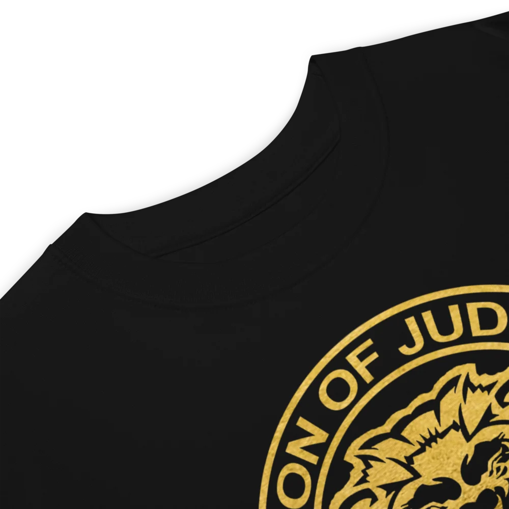 Lion of Judah black Christian T-shirt product details