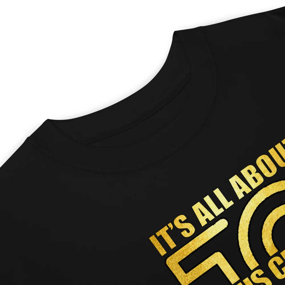 It's All About Jesus Christ black Christian T-shirt - product detail view