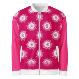 Mary multicolor Christian bomber jacket by Glory Swags