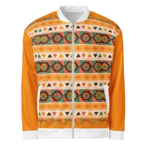 Yahwey multicolor Christian bomber jacket by Glory Swags