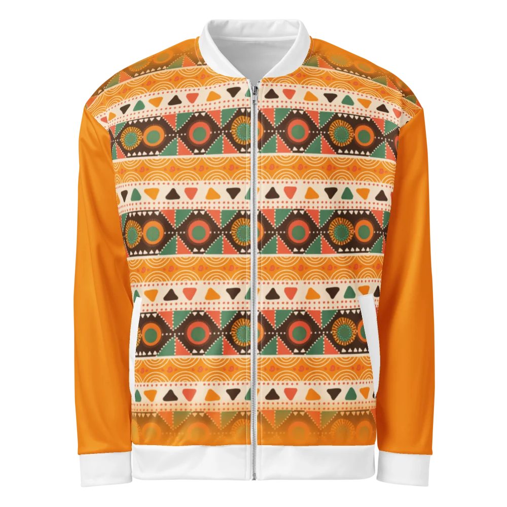 Yahwey multicolor Christian bomber jacket by Glory Swags